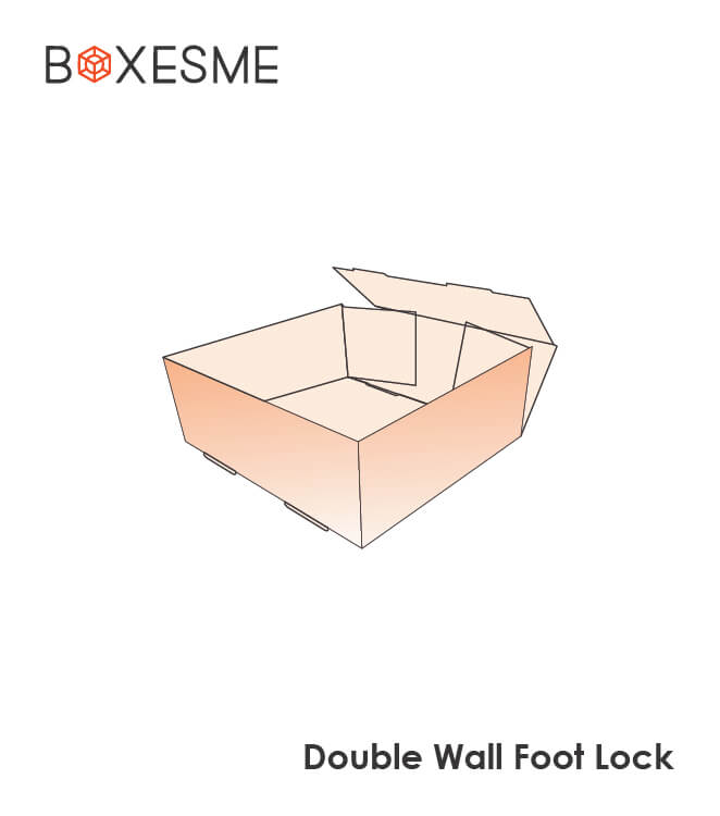 Double Wall Foot Lock Box